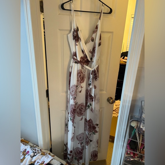 Windsor Ivory Floral Maxi Dress Size 2X NWT - Picture 6 of 6